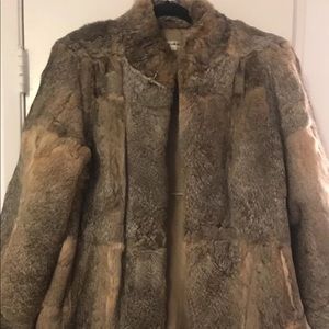 Vintage Rabbit Fur Coat